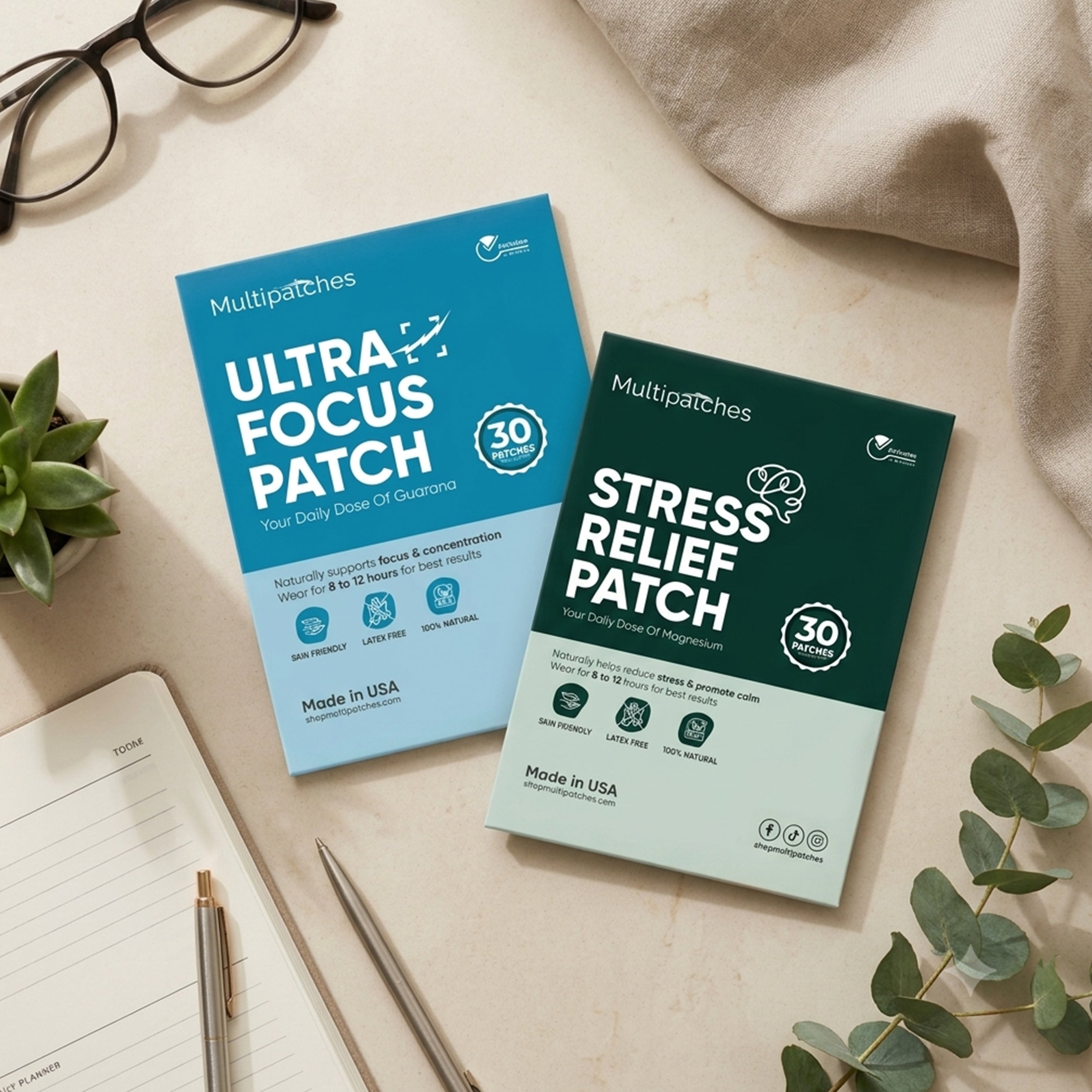 Focus Management Bundle (Anxiety & Focus Patch)